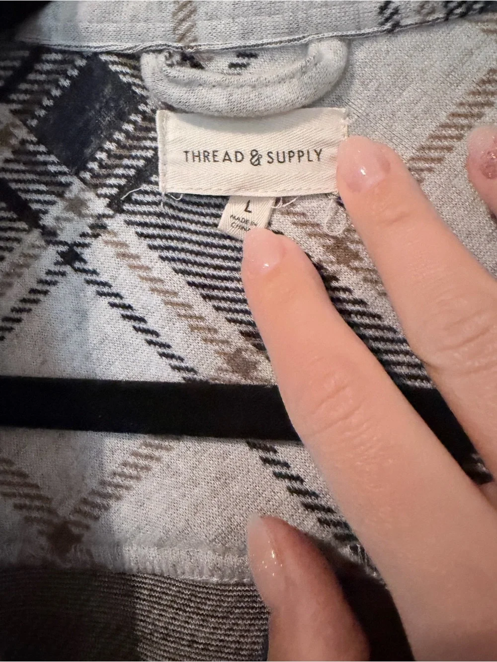Thread & Supply Plaid Shacket - Picture 2 of 2